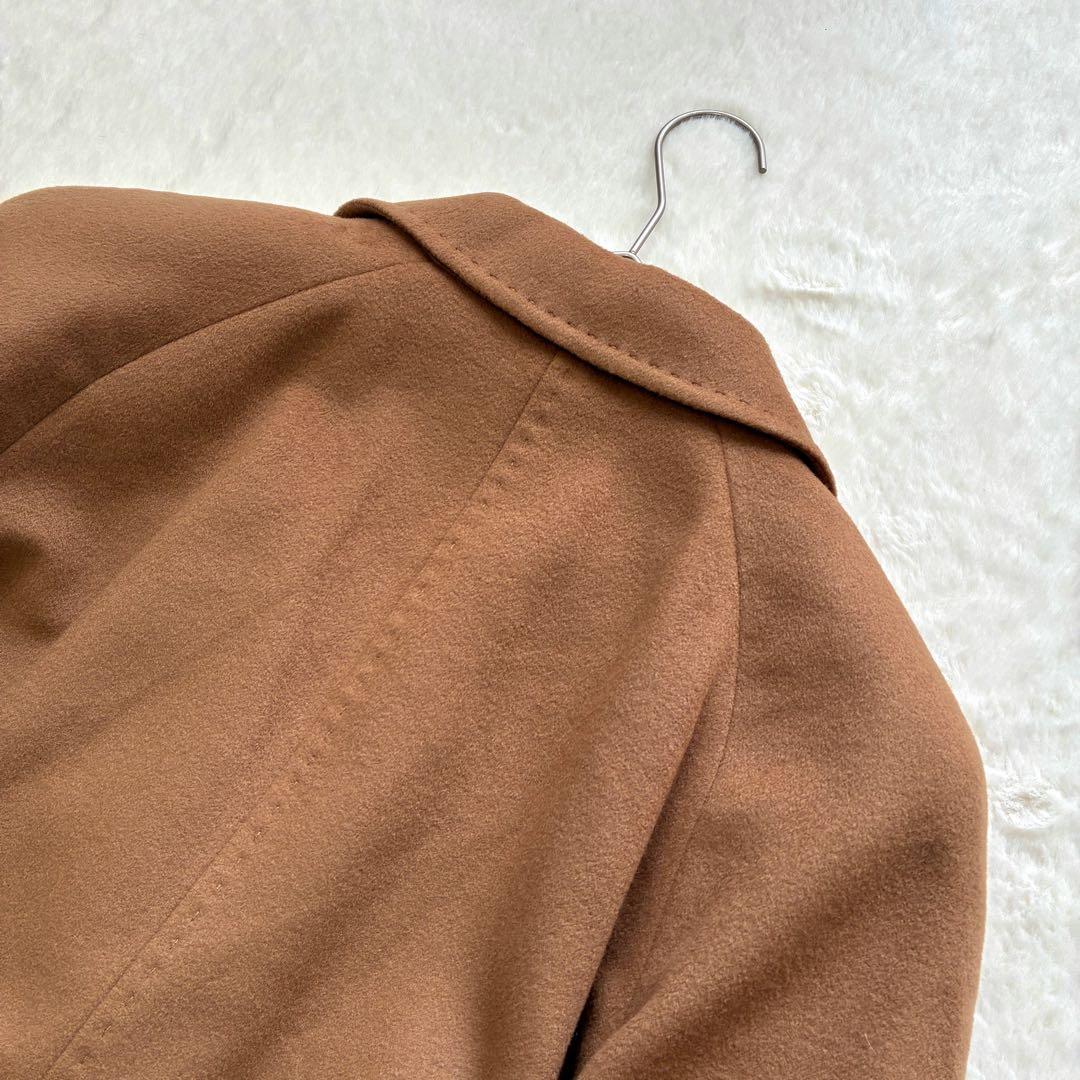 新品未使用 Leilian カシミヤ100% ロングコート キャメルカラー L