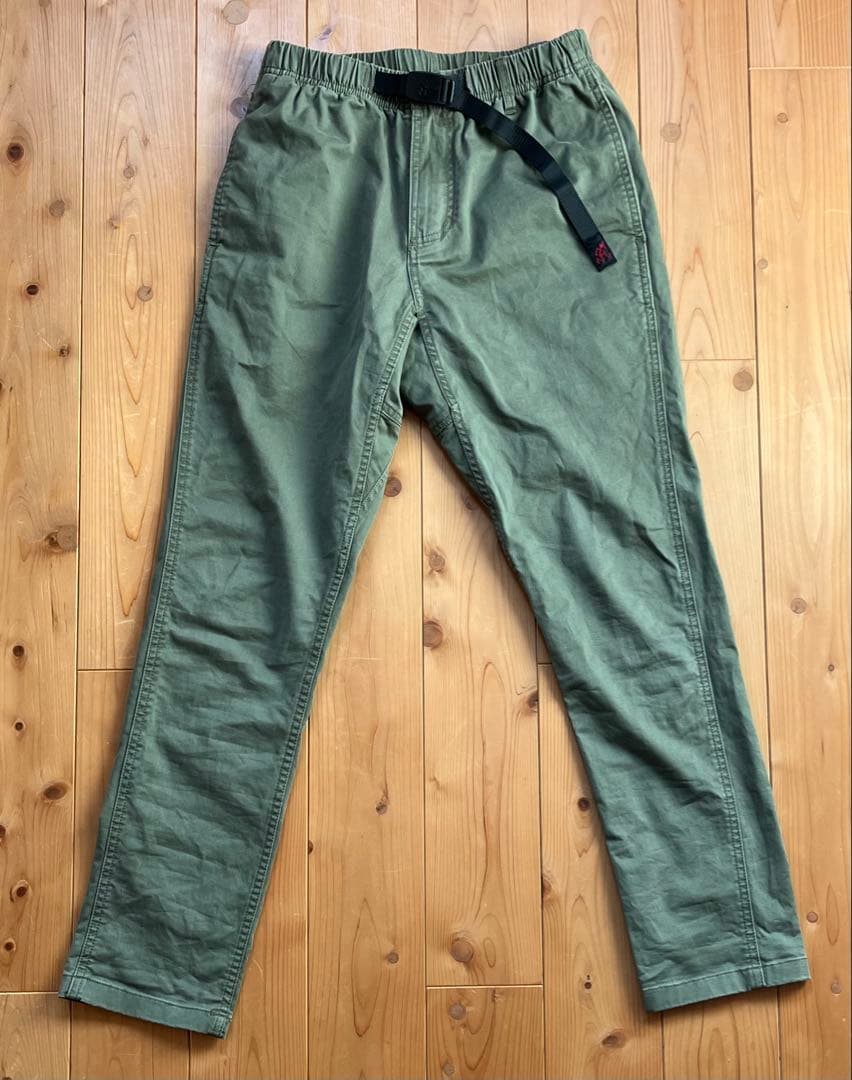 グラミチ ニューナローパンツ オリーブ S 良品