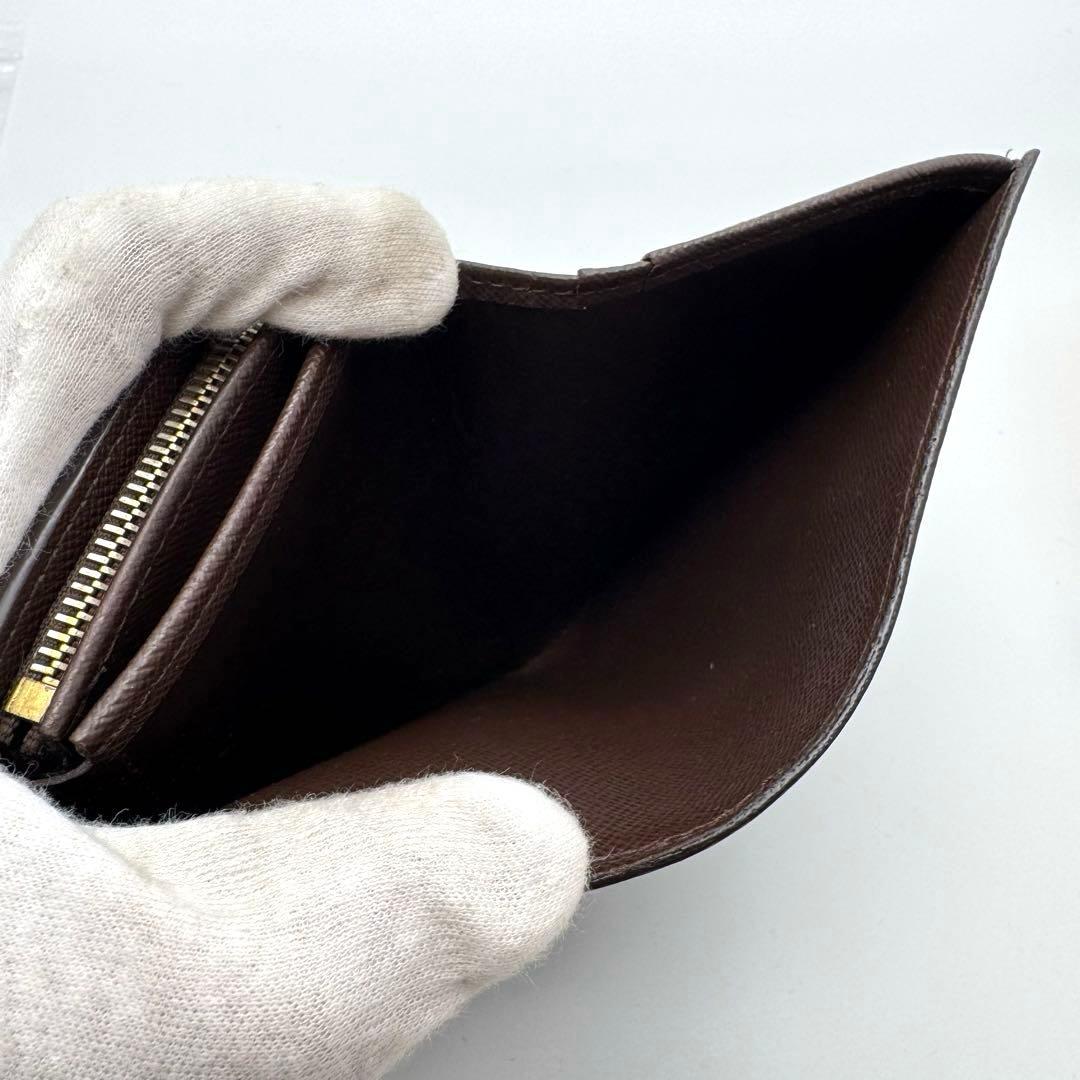 【新型・美品】ルイヴィトン　ダミエ　ポルトフォイユ　トレゾール　折り財布