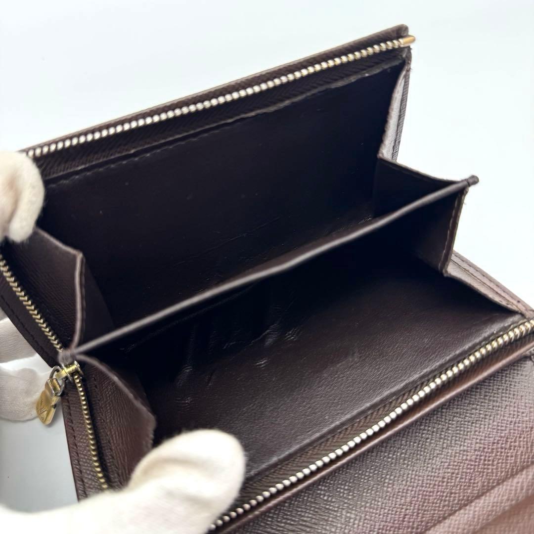 【新型・美品】ルイヴィトン　ダミエ　ポルトフォイユ　トレゾール　折り財布