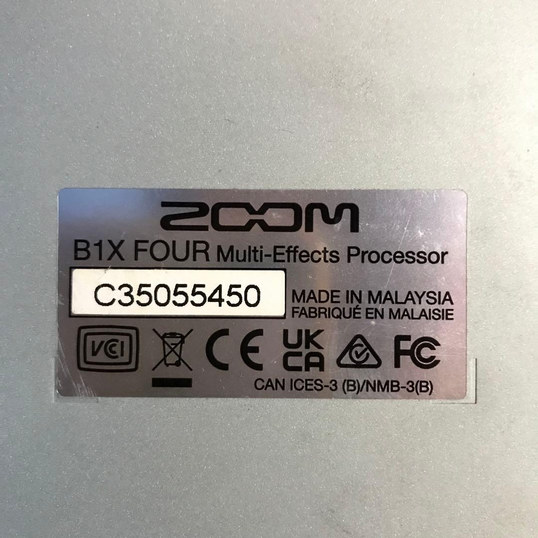 ZOOM B1 FOUR マルチエフェクター　B1XFOUR ジャンク品