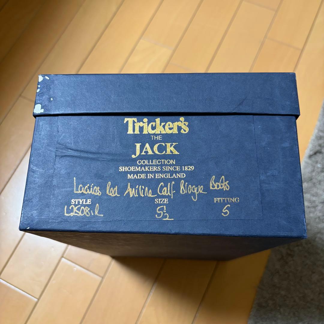 Tricker'sトリッカーズ　バーガンディ ブーツ24cm
