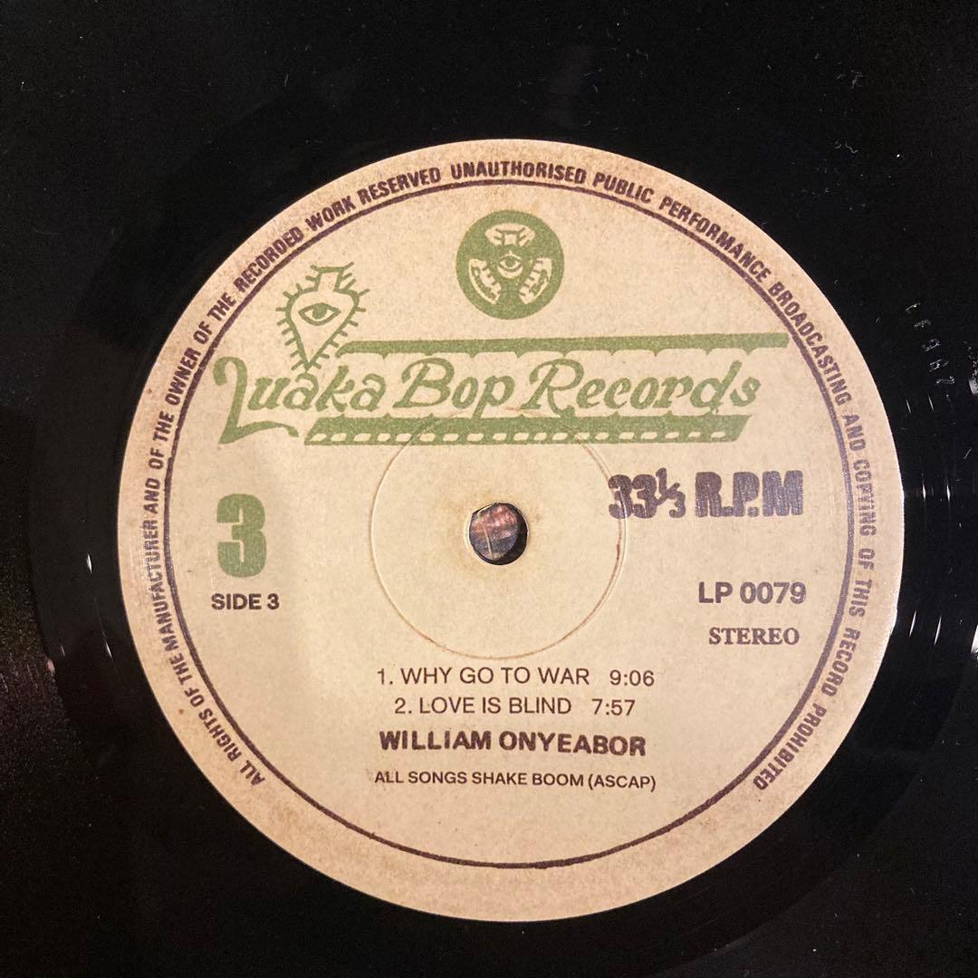 【Afro Funk】Who is William Onyeabor? 3LP