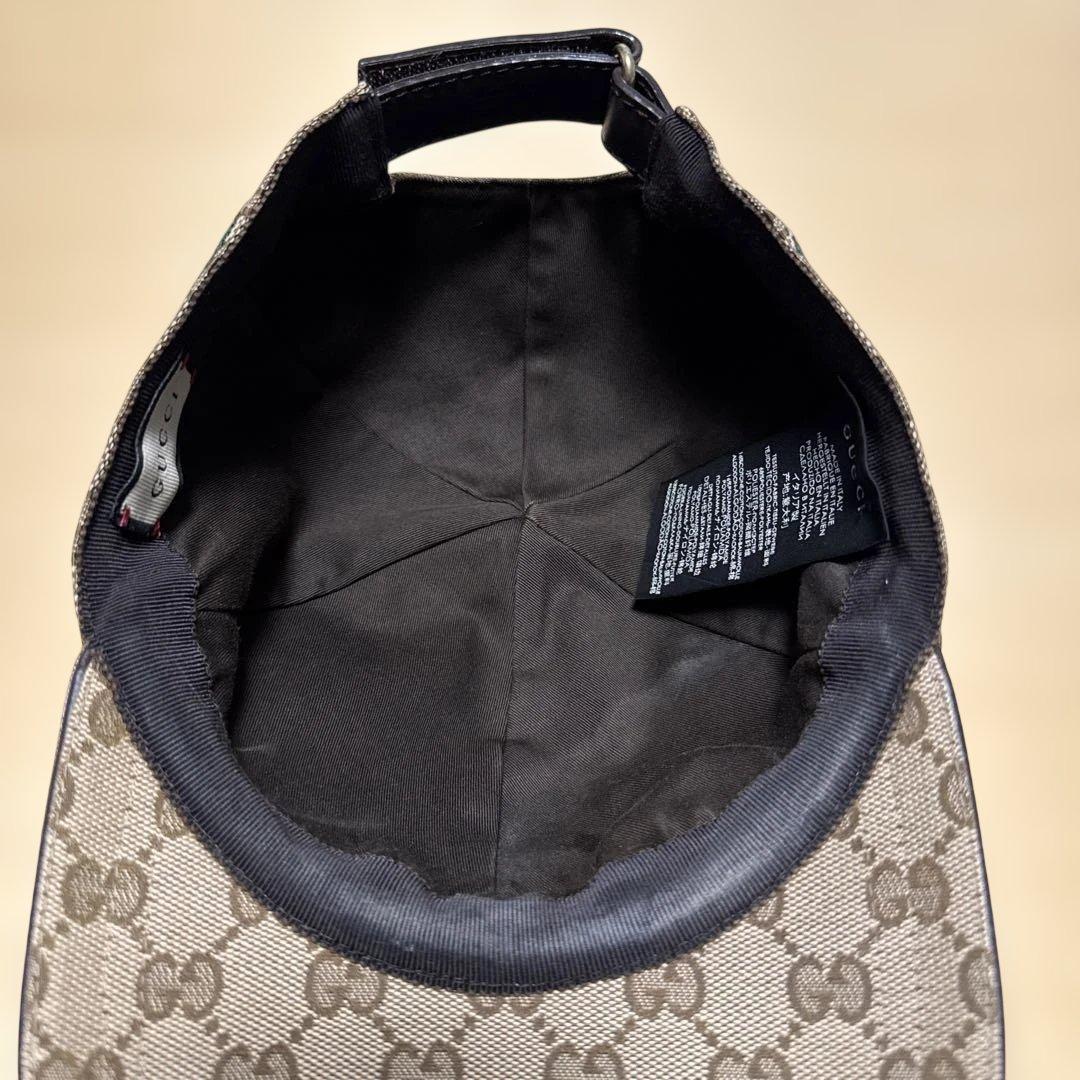 GUCCI キャップ　ベージュ　size M