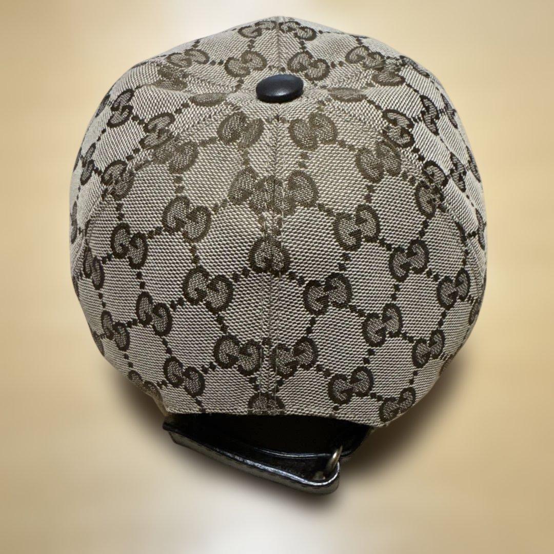 GUCCI キャップ　ベージュ　size M