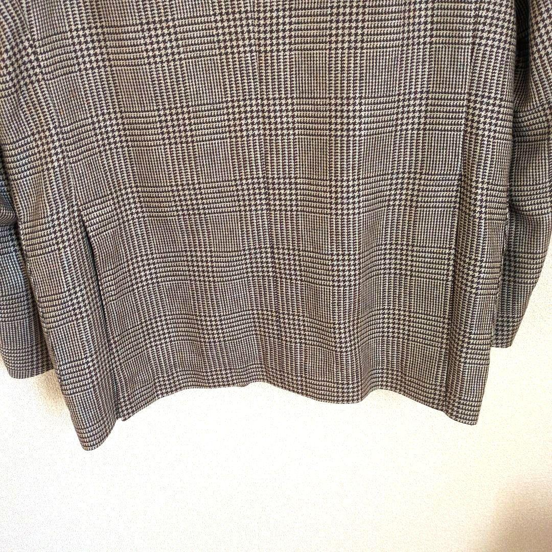 定価11万マッキントッシュロンドン シルクツイードジャケット ブラウン 春夏