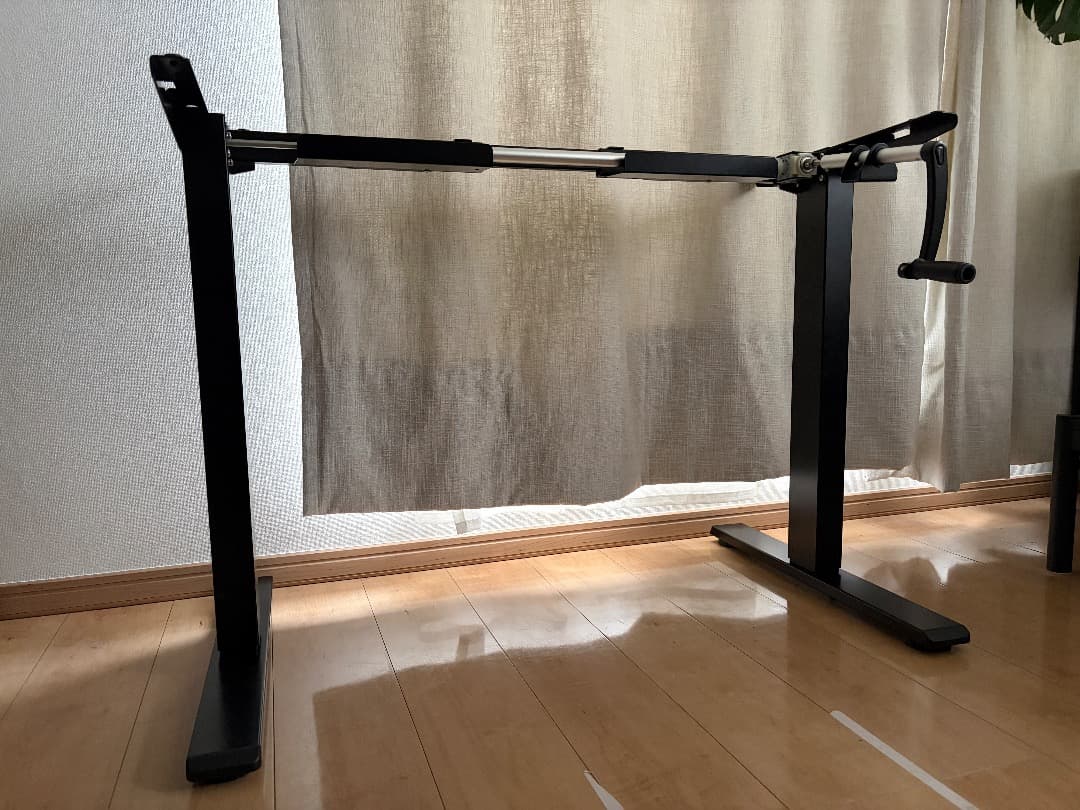 【脚のみ／おまけ付】FlexiSpot H1 手動昇降式デスク フレーム
