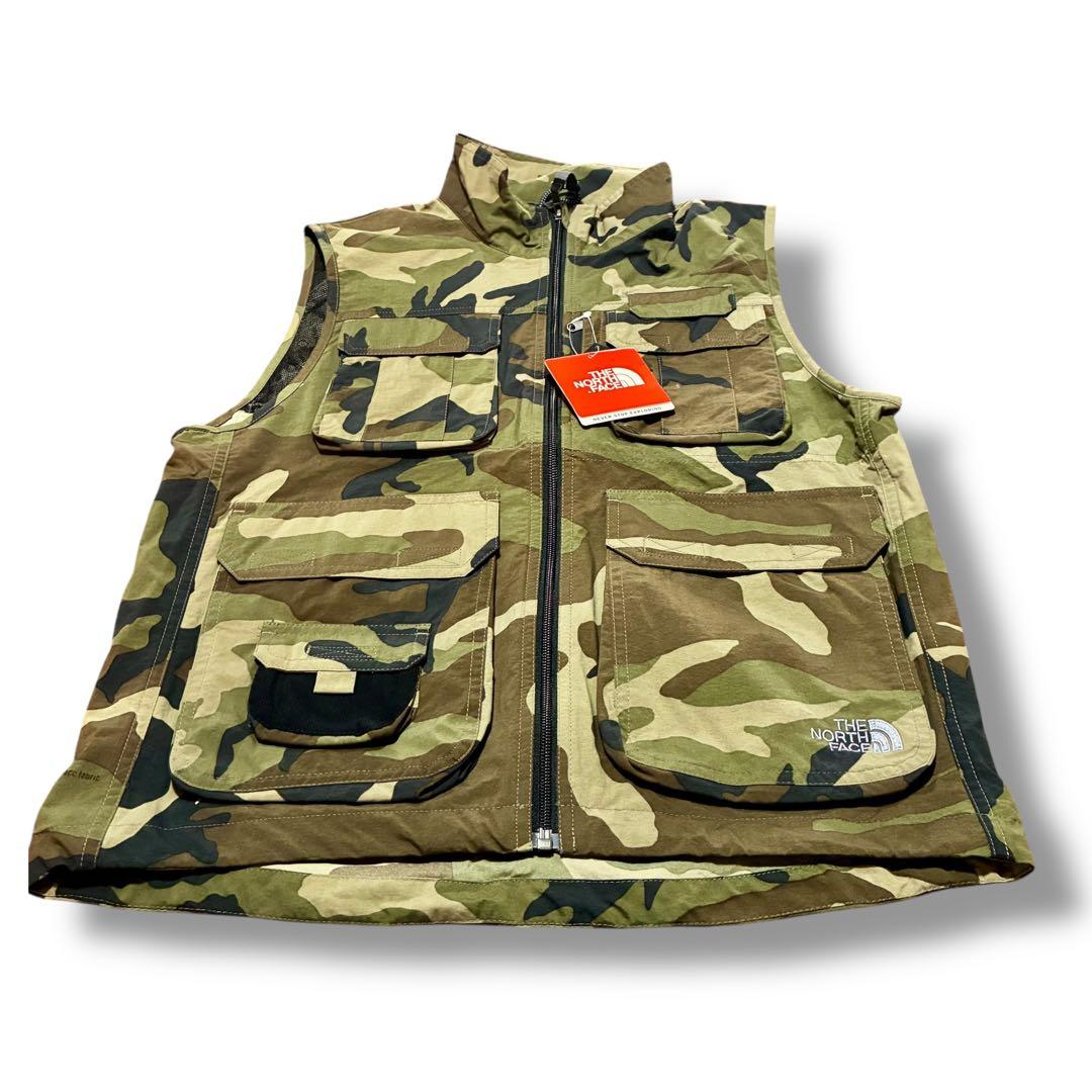 the north face 迷彩 カモ ユーティリティ ベスト【新品】