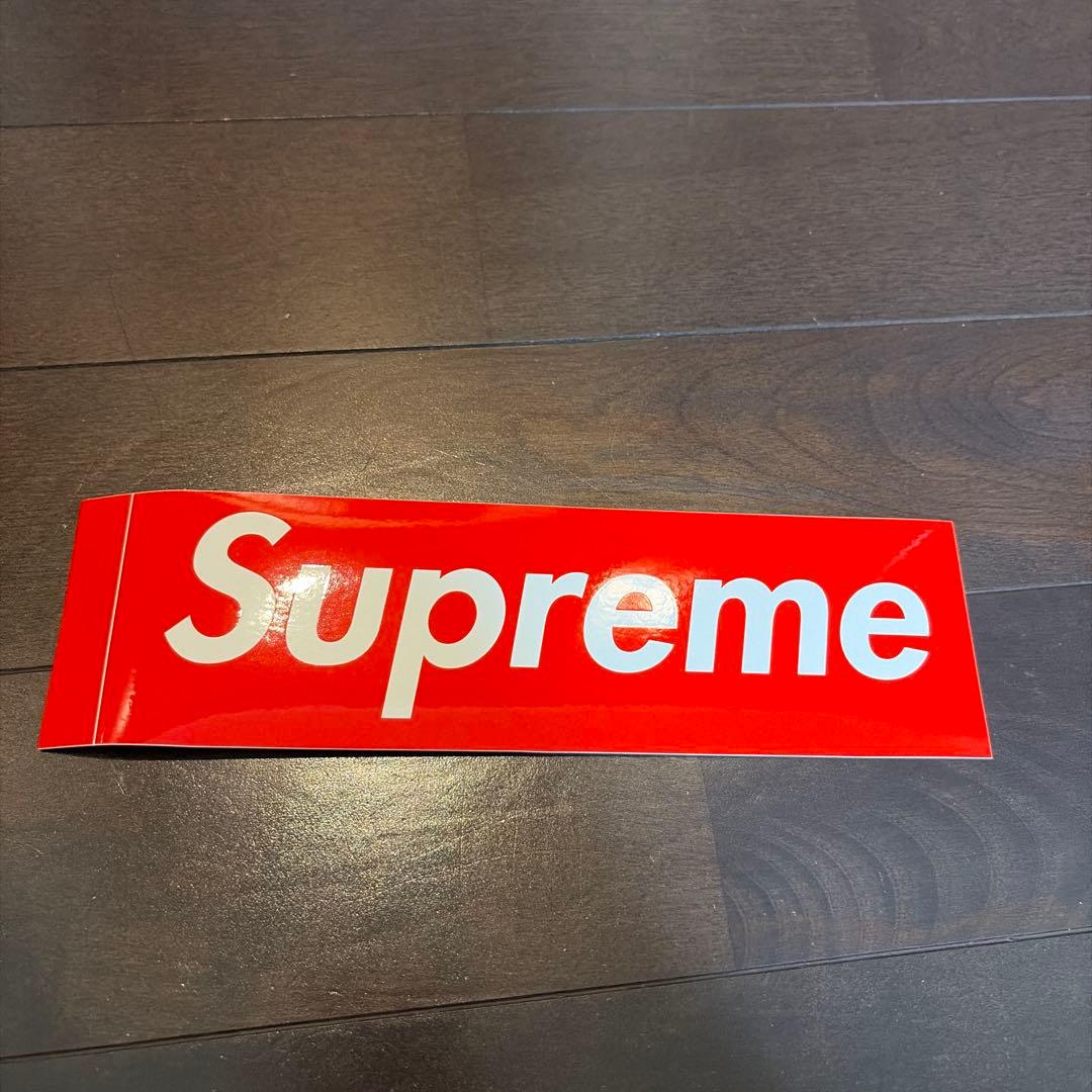 Supreme ブラック stick teeMサイズ ステッカー付き