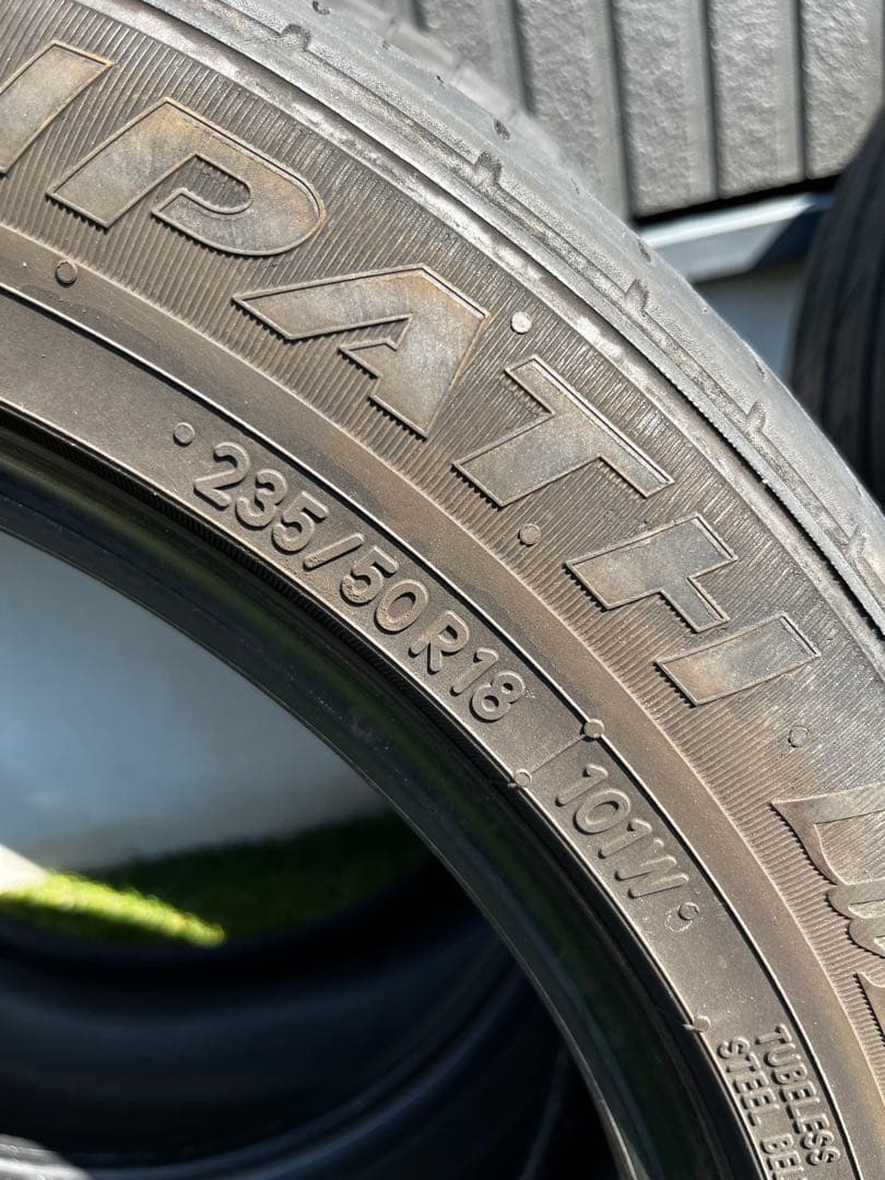 ②【送料無料、2本】235/50R18 TOYO トランパスlu2
