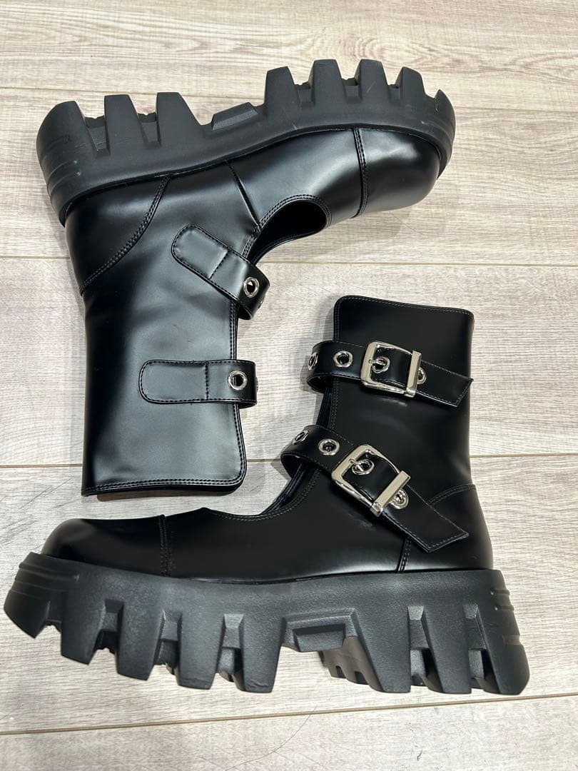 キャンディストリッパー CND PLATFORM ブーツ　ブラック　25cm