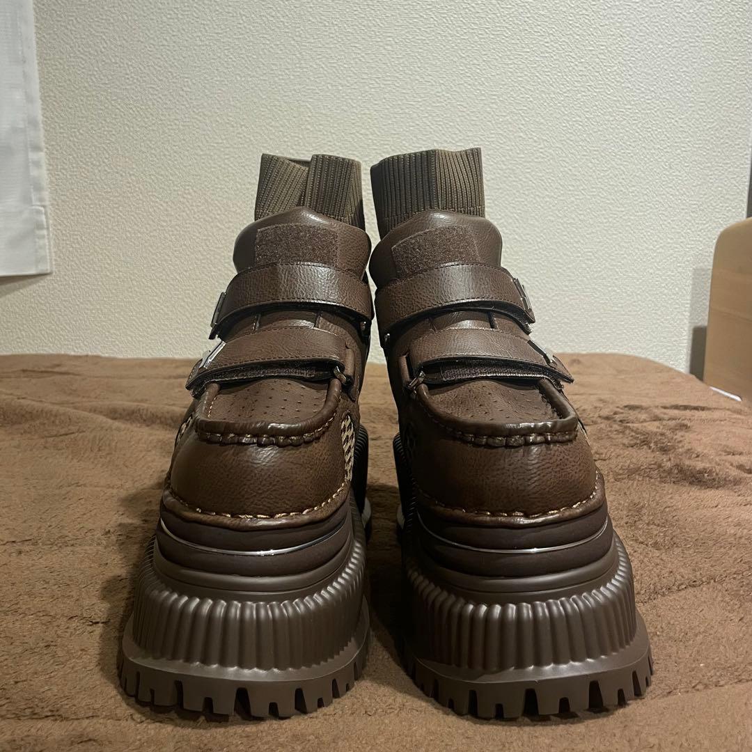 靴 YELLO BEAR PLATFORM SHORT BOOTS XL