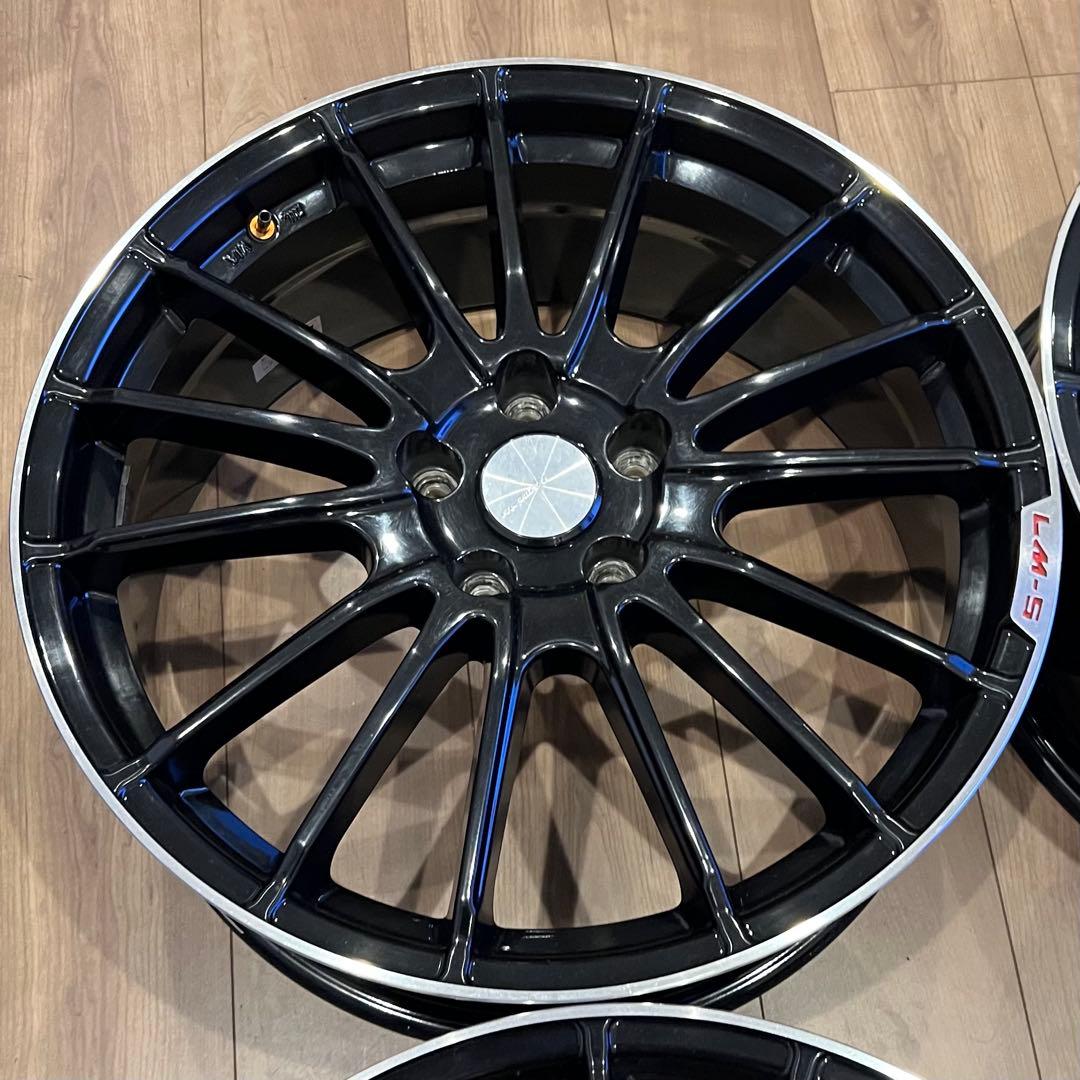 レアマイスター LM‐S 19インチ PCD114.3 4本 ホイール セット