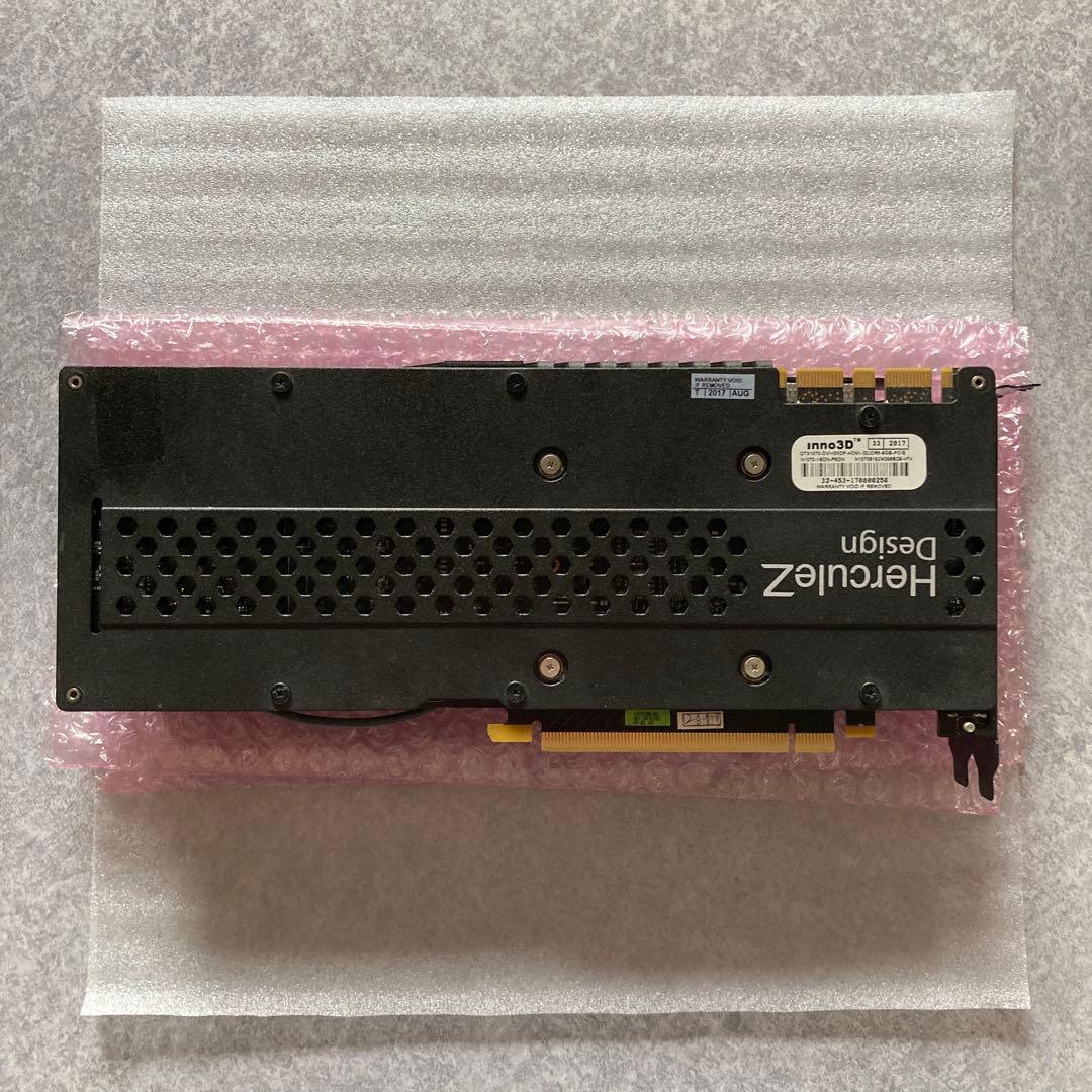 中古 Inno3D GeForce GTX 1070 TWIN X2 8GB