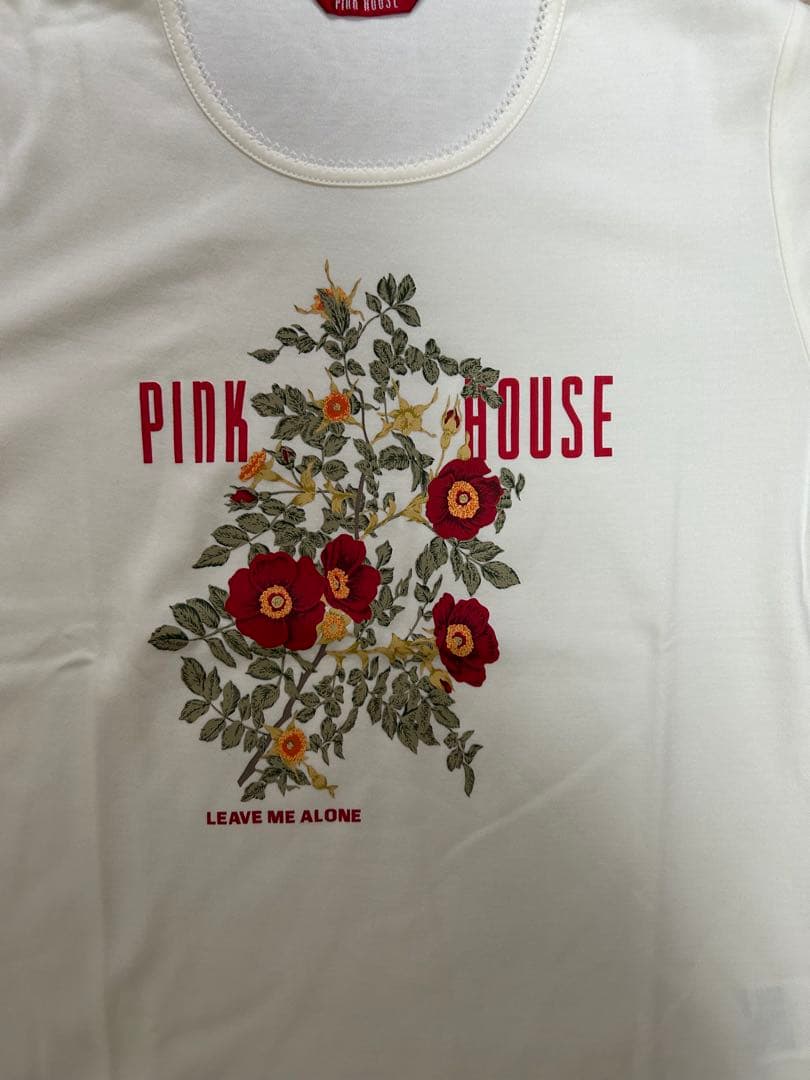 PINK HOUSE 新品未使用　花柄プリント Tシャツ