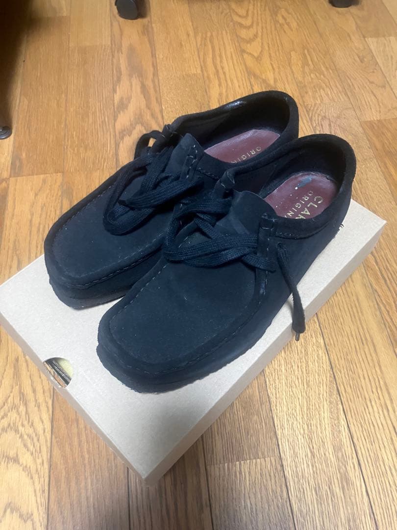 リ*リ様 Clarks ワラビー ブラック サイズ6.5