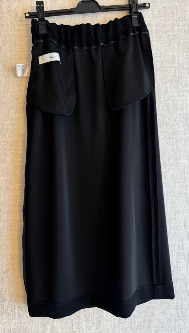 SAQUIストレートスカート34ブラック