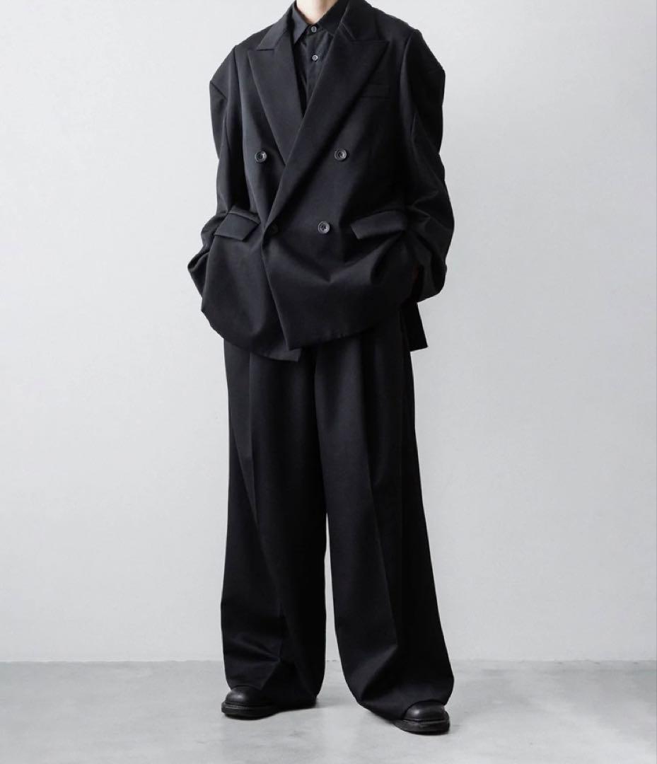 stein シュタイン DEFORMED SHOULDER JACKET 黒 S