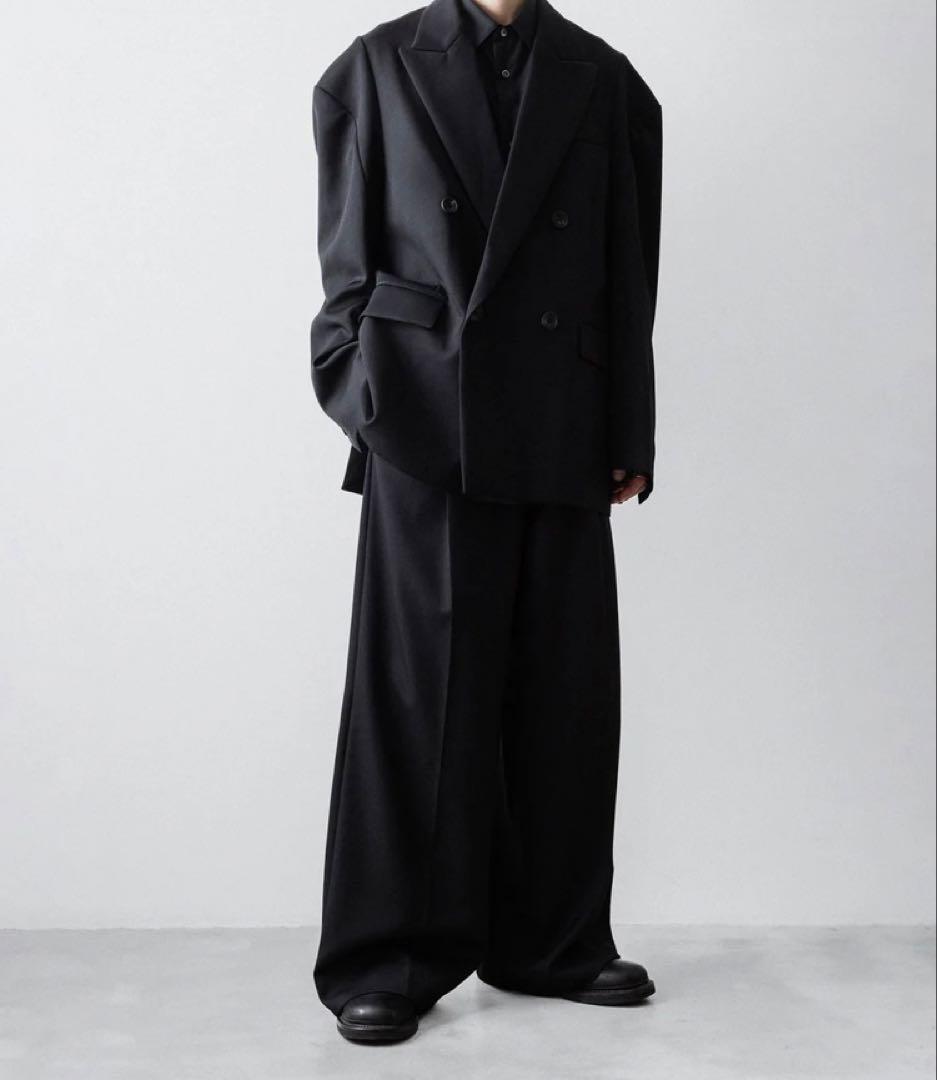 stein シュタイン DEFORMED SHOULDER JACKET 黒 S