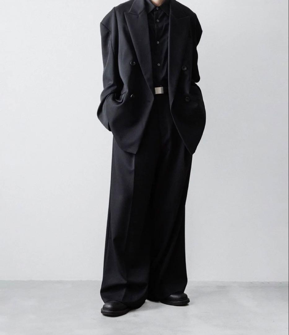 stein シュタイン DEFORMED SHOULDER JACKET 黒 S
