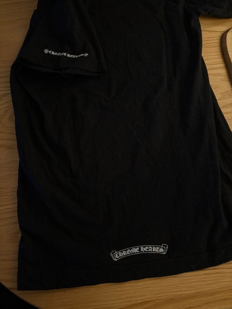 トップス CHROME HEARTS Neck Logo Tee Size S