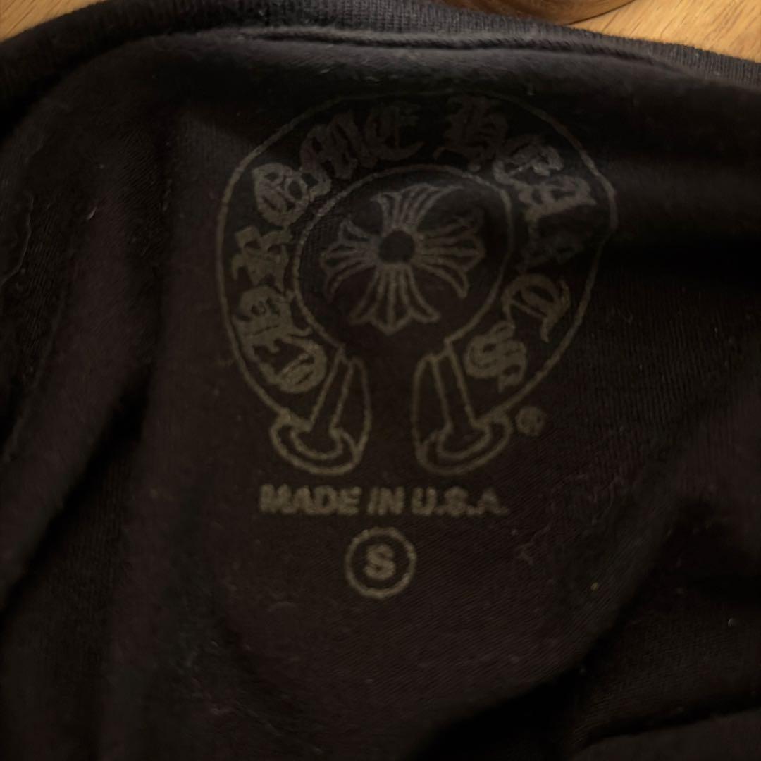 トップス CHROME HEARTS Neck Logo Tee Size S