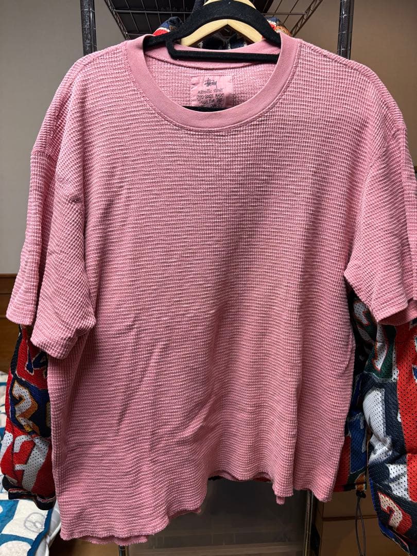 stussy thermal ピンク