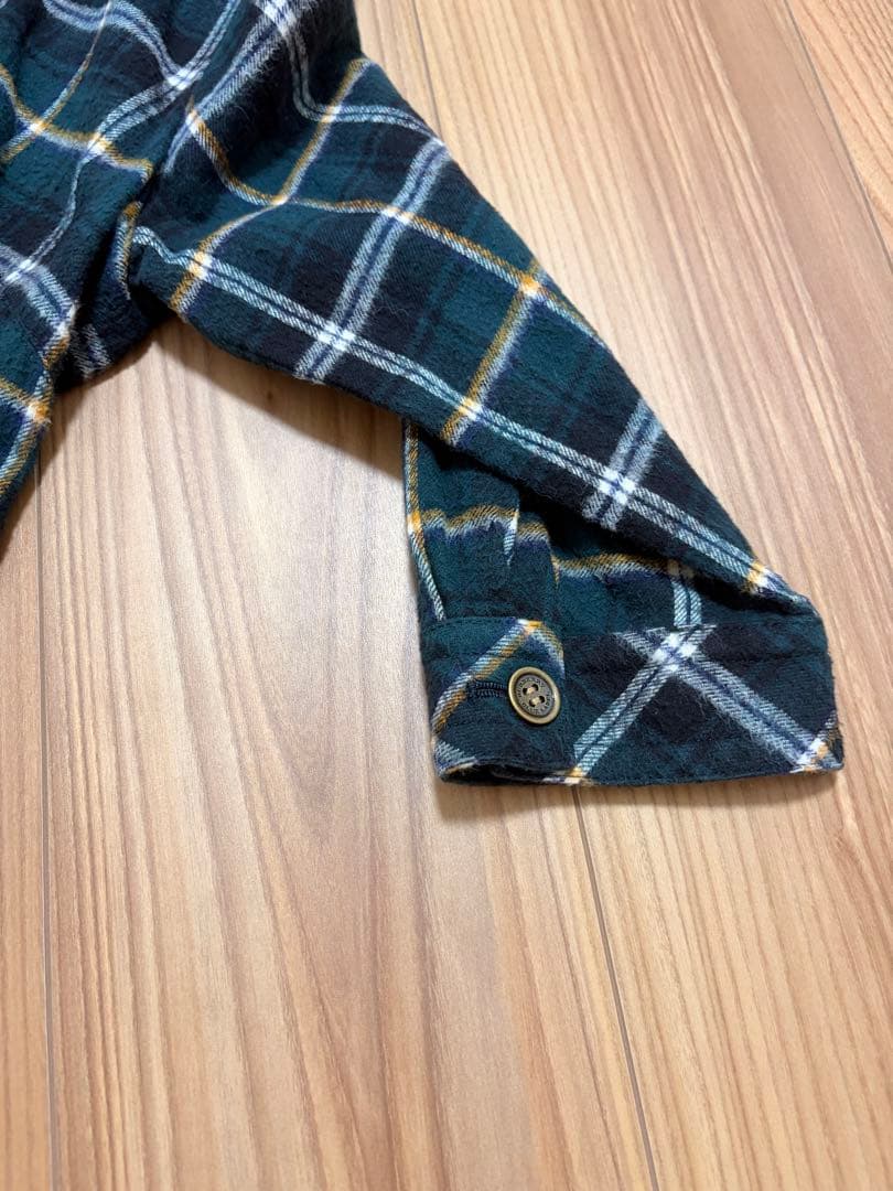 BURBERRY チェック柄 ワンピース 長袖 チェック ワンピース グリーン