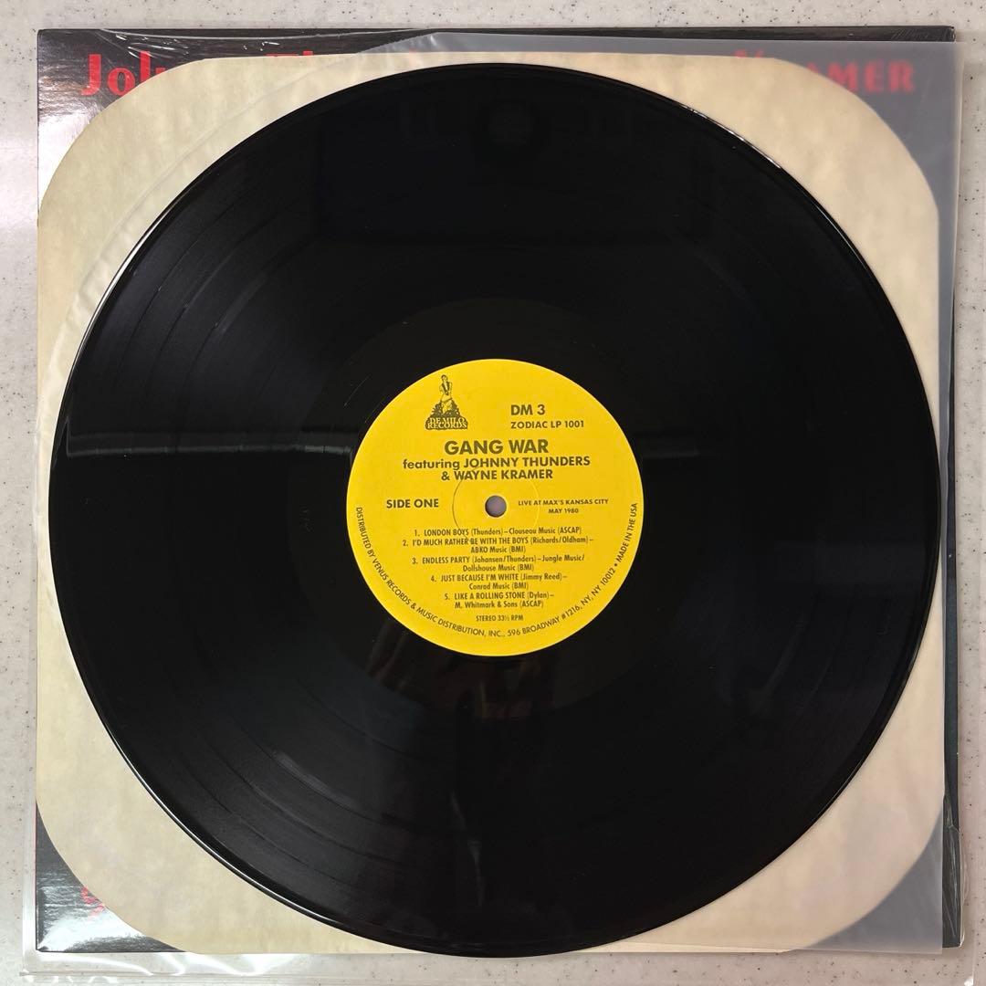 極美盤! JOHNNY THUNDERS & WAYNE KRAMER! LP