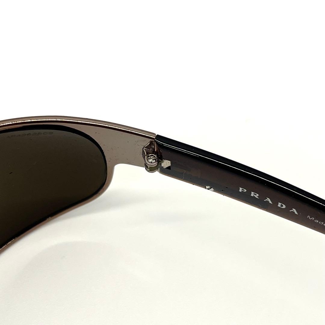【廃盤】PRADAプラダ サングラス SPR53F 浜田省吾 茶色 イタリア製
