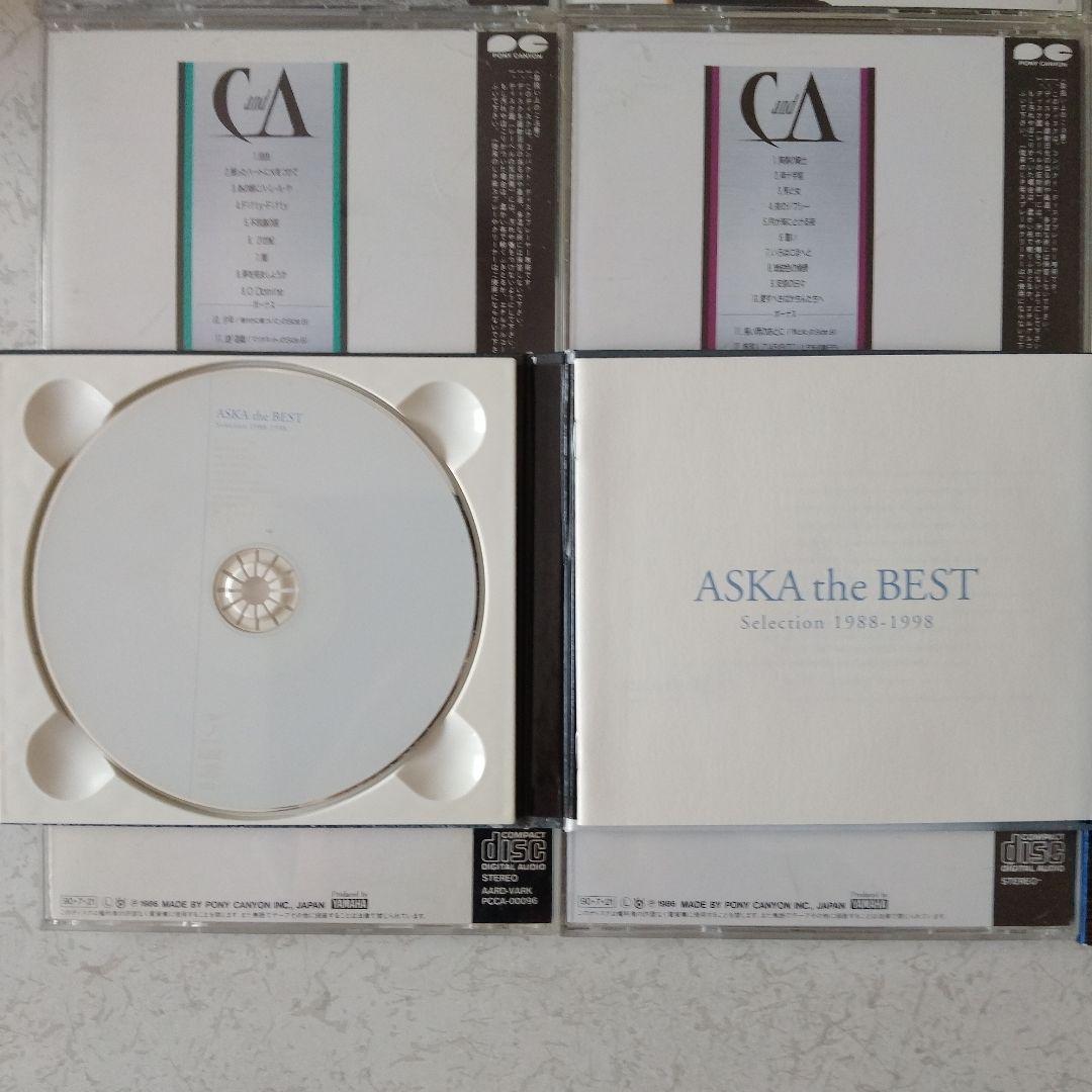 ASKA the BEST とCHAGE and ASKAアルバム9枚の全10枚