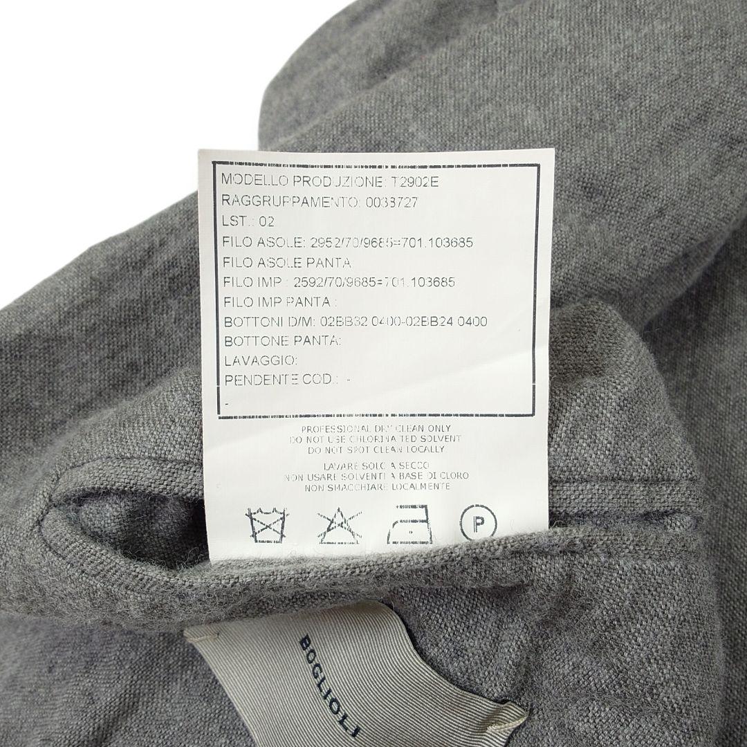 【美品】BOGLIOLI DOVER シワ加工 リネンウール アンコンジャケット