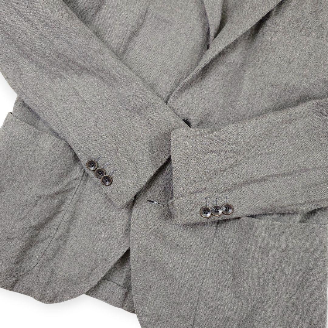【美品】BOGLIOLI DOVER シワ加工 リネンウール アンコンジャケット