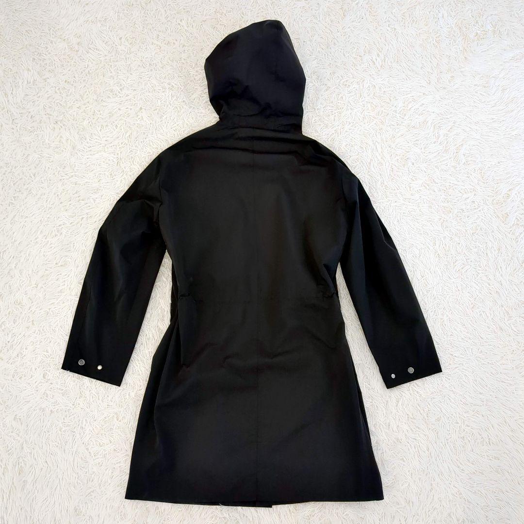 極美品✨️Theory　セオリー　撥水モッズコート　近年モデル　ブラック　フード