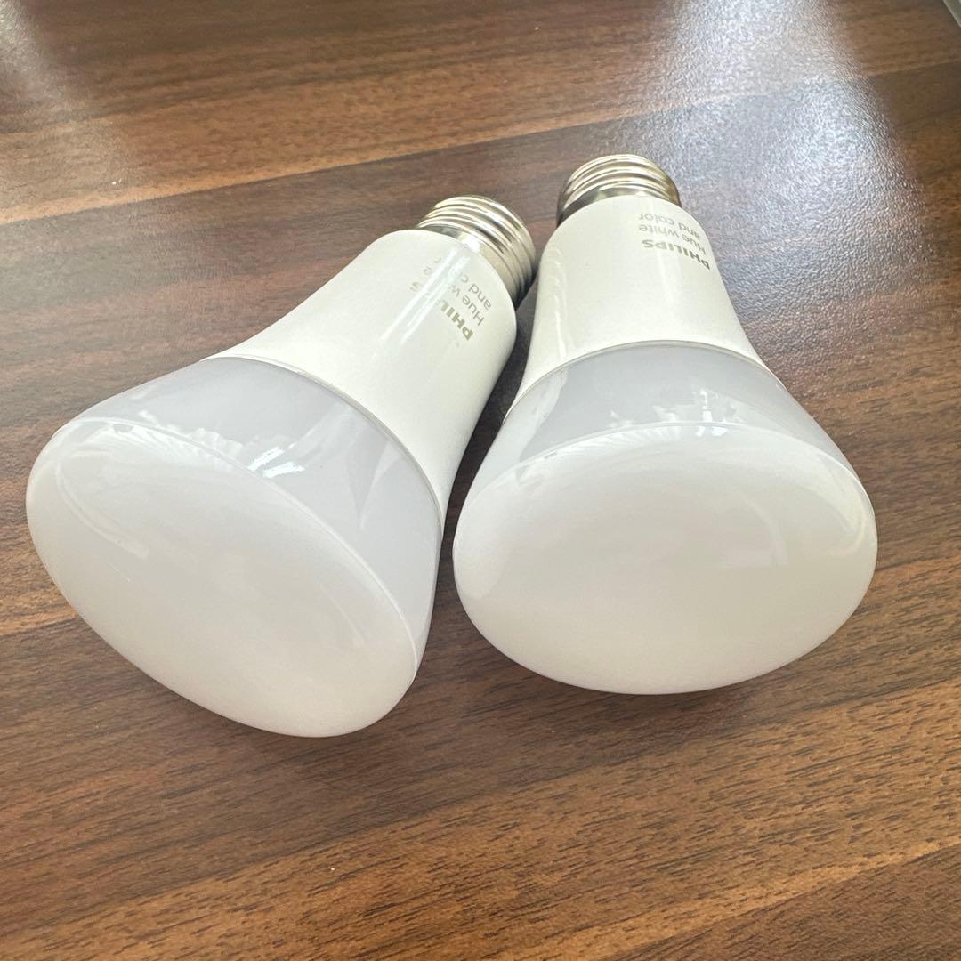 PHILIPS Hue LED電球 800ルーメン　2個