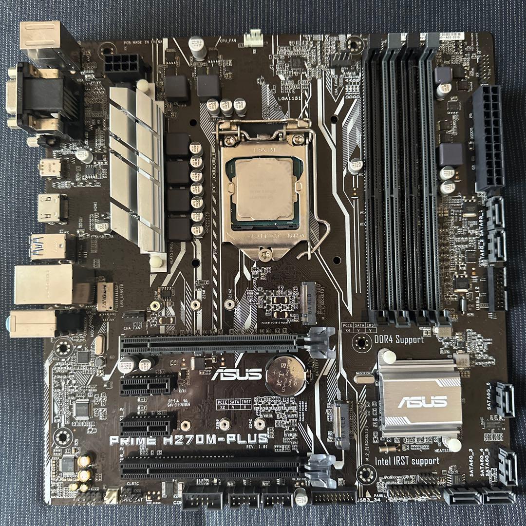 Intel Core i7-7700 & PRIME H270M-PLUSセット