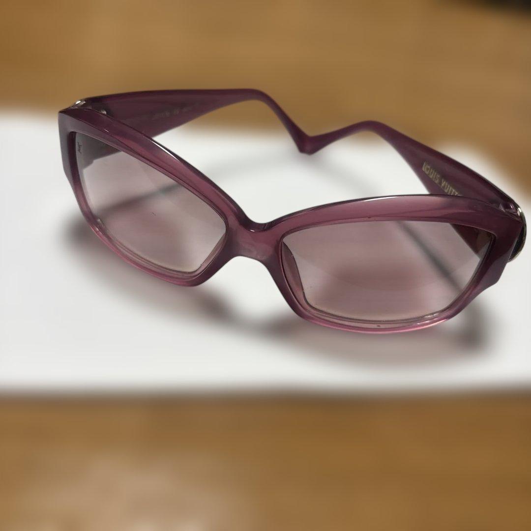 Louis Vuitton パープル サングラス美品。