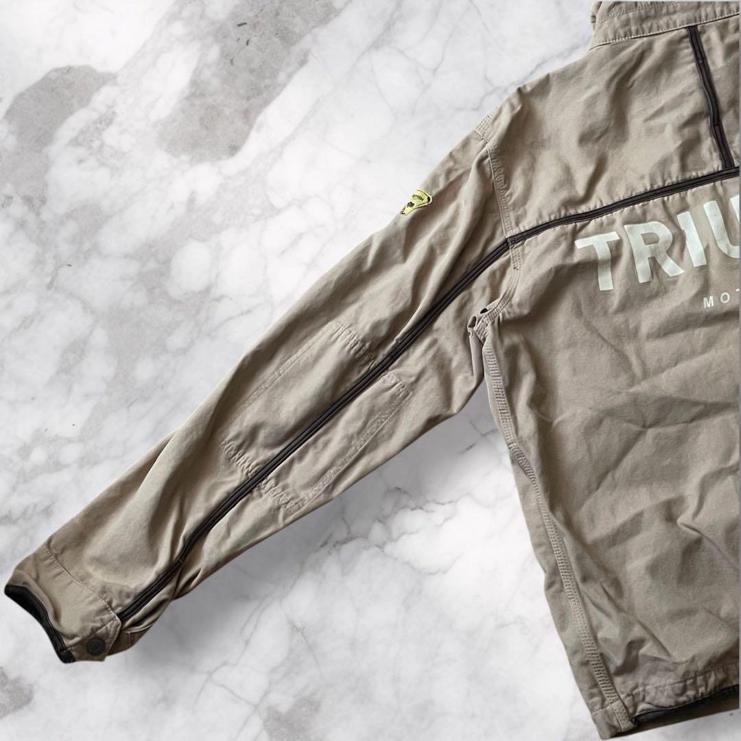 USA古着PaulSmith×Triumphキャンバスジャケット地希少カーキXL