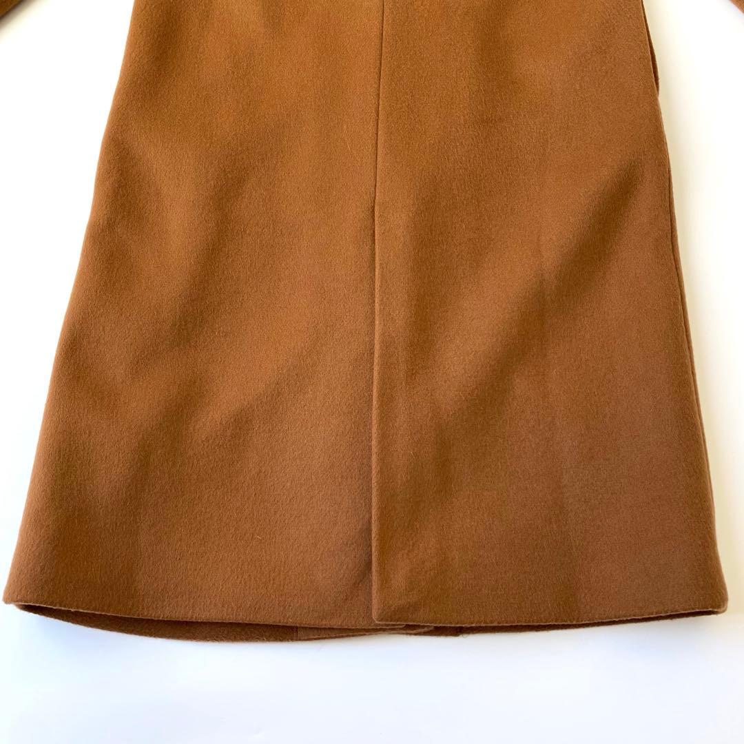 デミルクスビームス✨4,6万円 ノーカラーコート ブラウン系