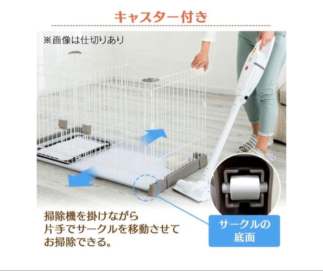 値引き可能　小型犬・猫用 お掃除楽ちんサークル P-SS-906 屋根セット