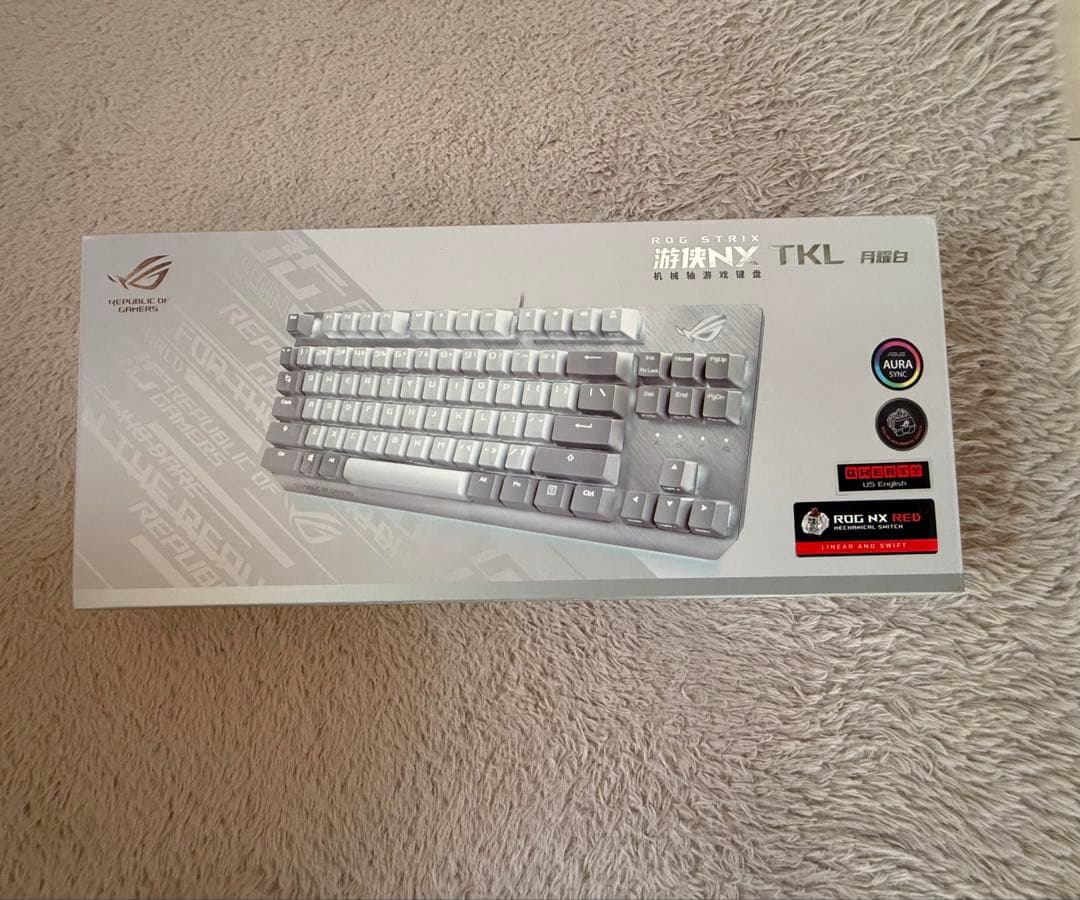 キーボード ROG Strix Scope NX TKL Moonlight White