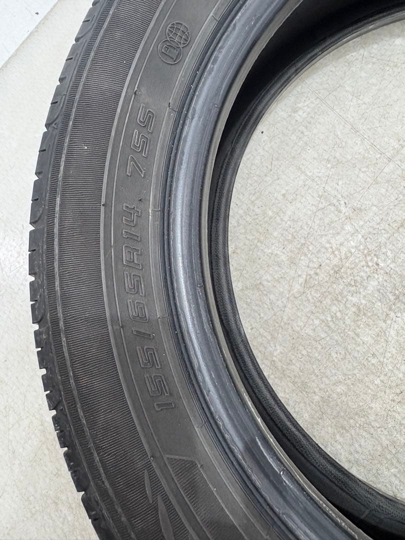 富山県☆ENASAVE EC203 155/65R14 2016年製 8部山