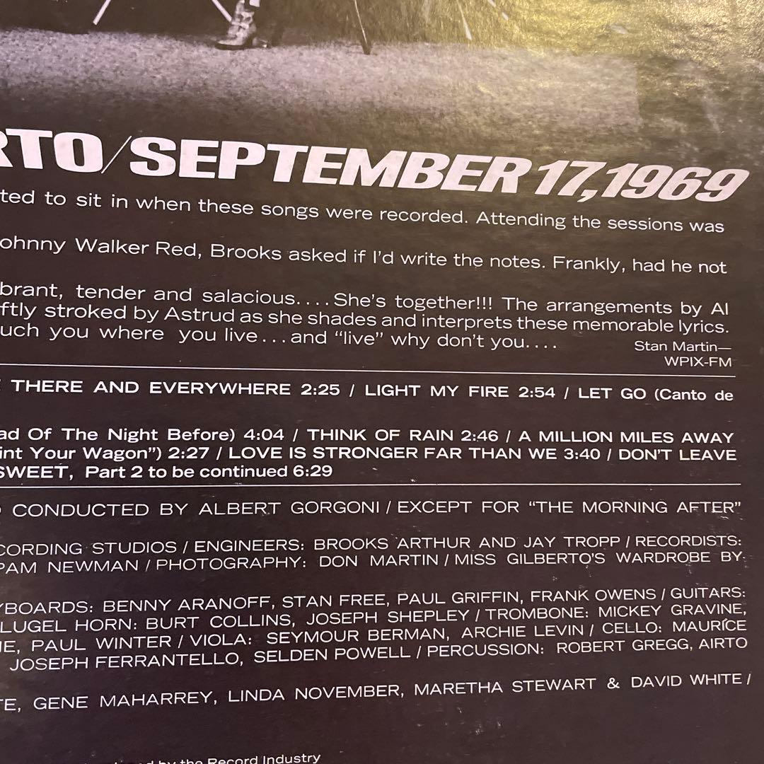 Astrud Gilberto / September 17 1969 レア！