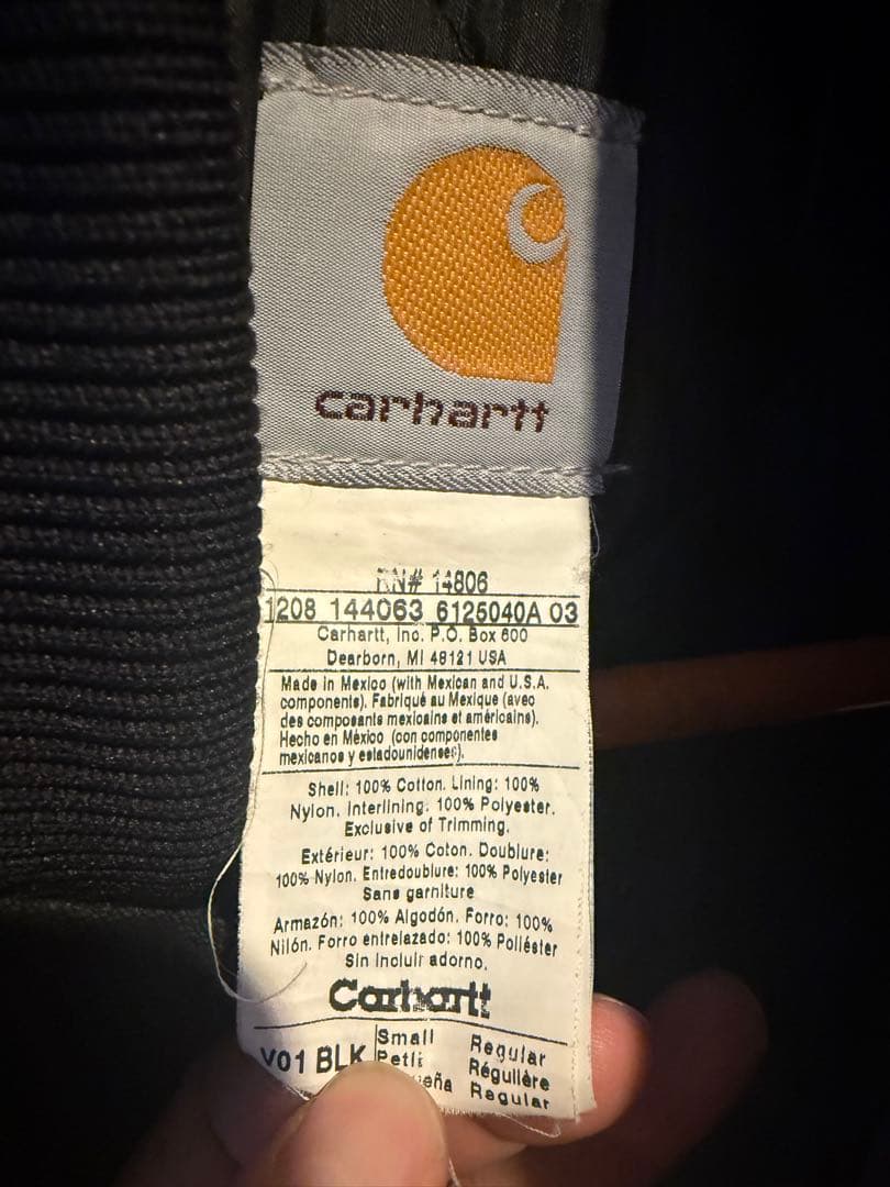 Carhartt ブラック ベスト Sサイズ