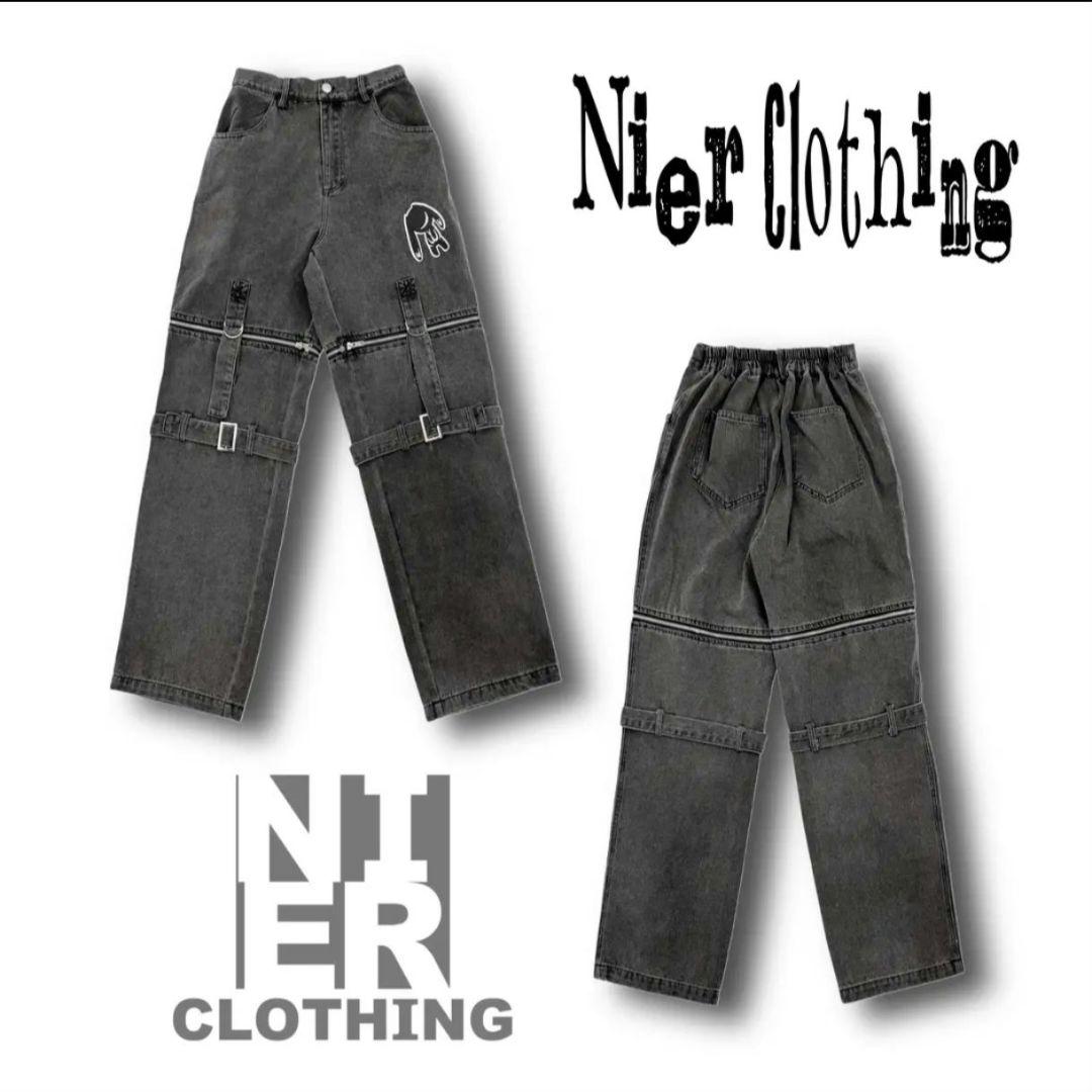 NieR clothing コンバーチブル デニムパンツ グレー 新品