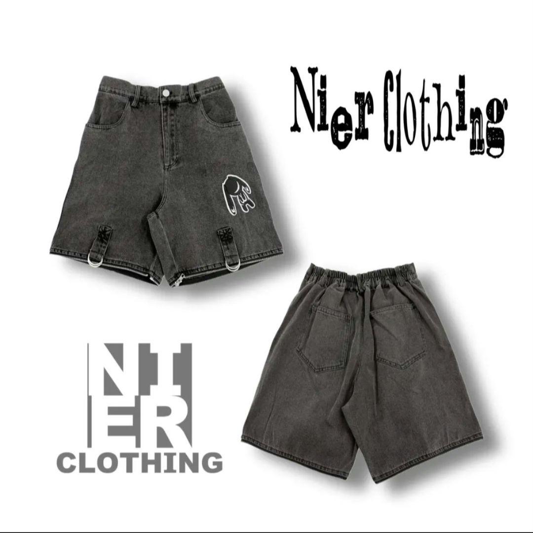 NieR clothing コンバーチブル デニムパンツ グレー 新品