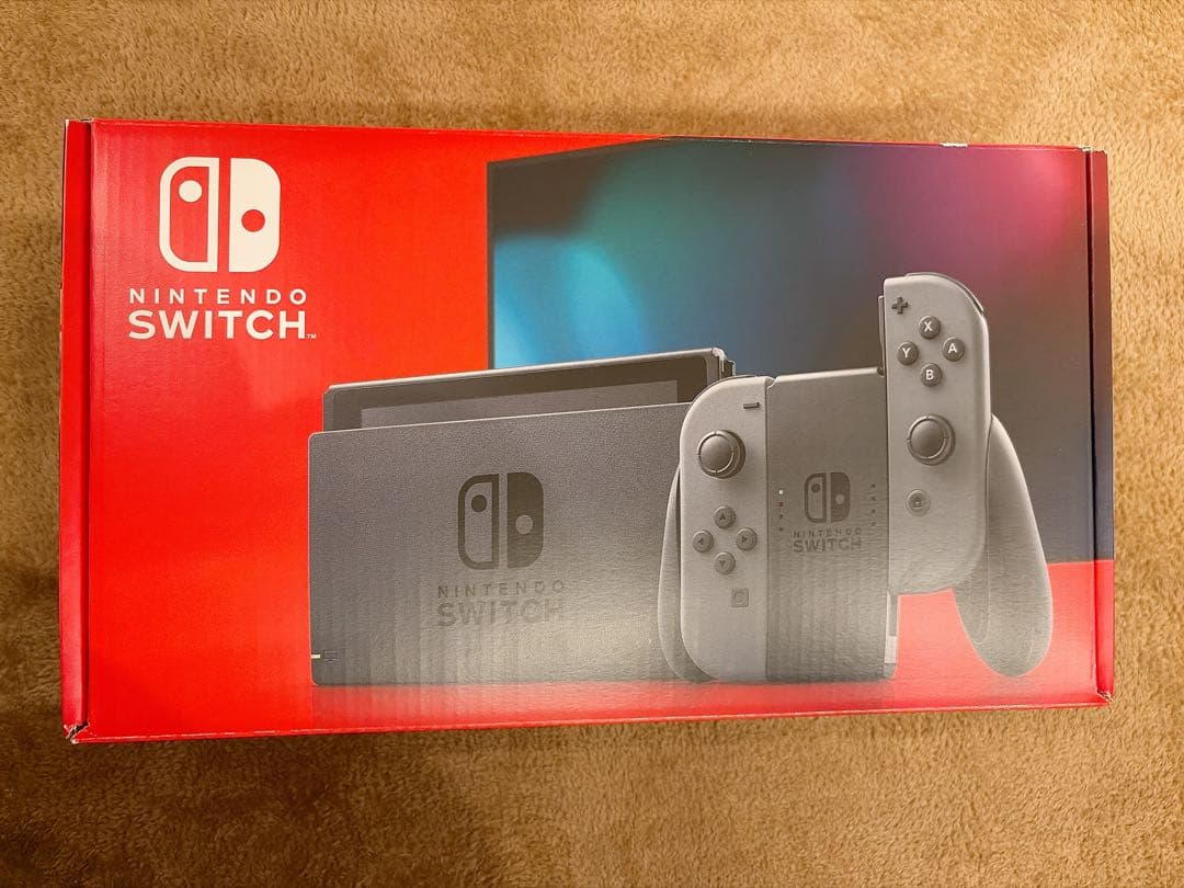 Nintendo Switch グレー 本体 Joy-Con付き　ソフト付き