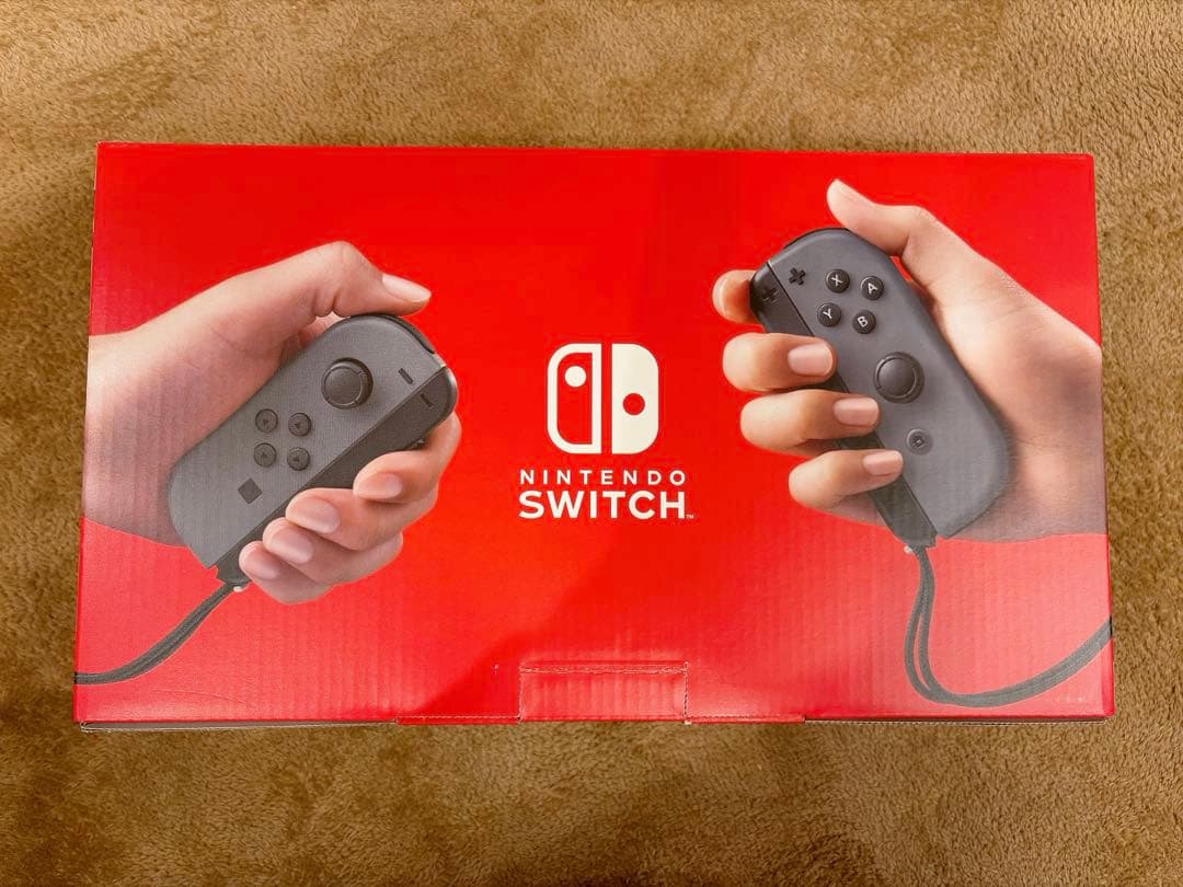 Nintendo Switch グレー 本体 Joy-Con付き　ソフト付き