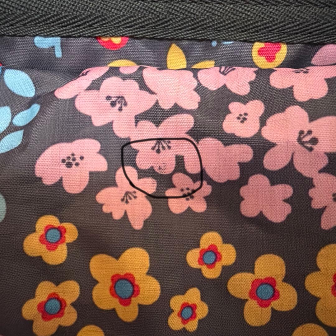 【レスポートサック】花柄ハート柄ピンク　旅行ボストンバック　LeSportsac