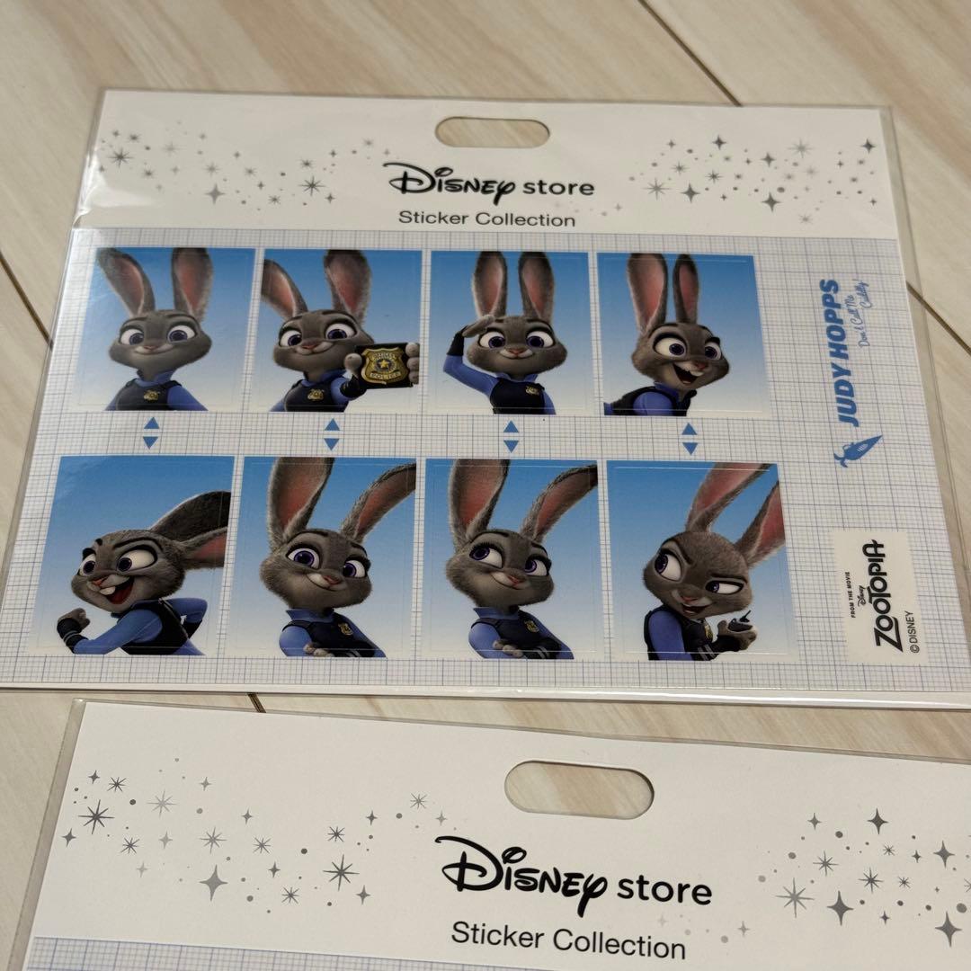 ズートピア にんじんペン キーチェーン 証明写真風 シール ステッカー